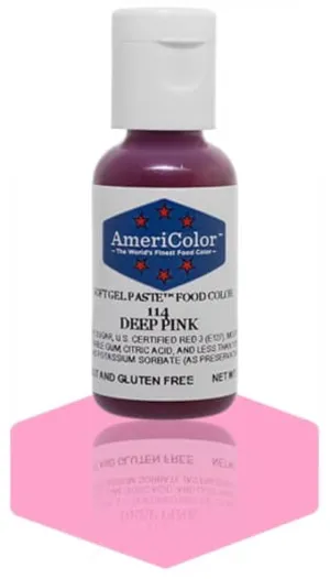 114-Deep Pink AmeriColor Softgel Paste Food Color