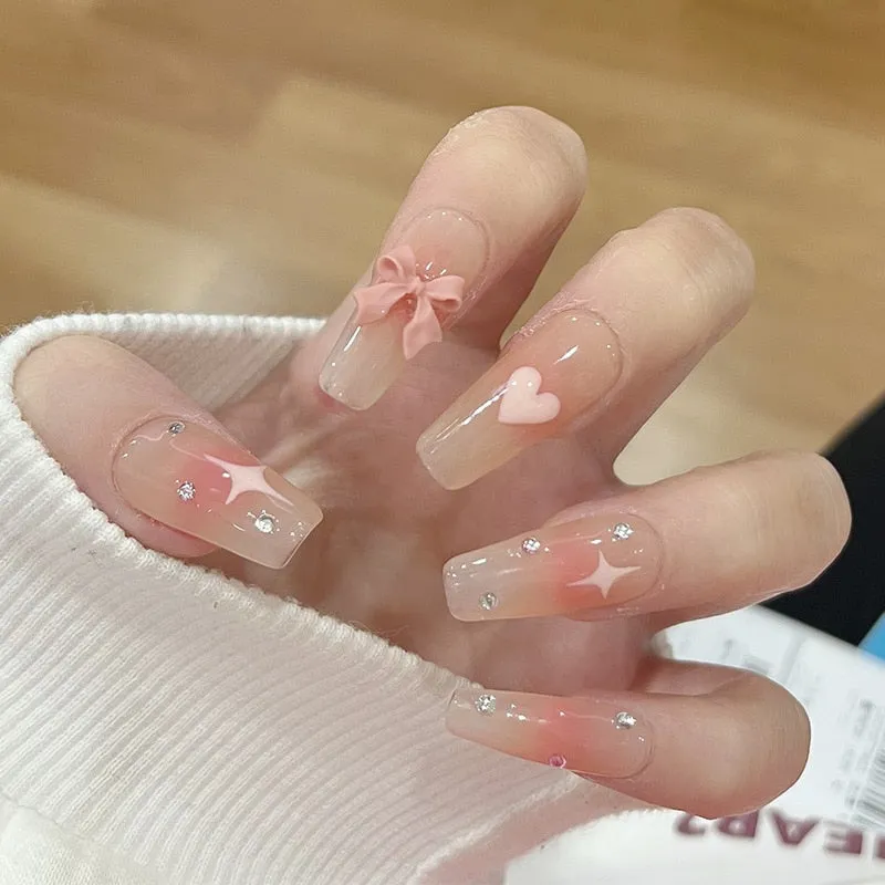 3D Pretty Princess Press On Nails