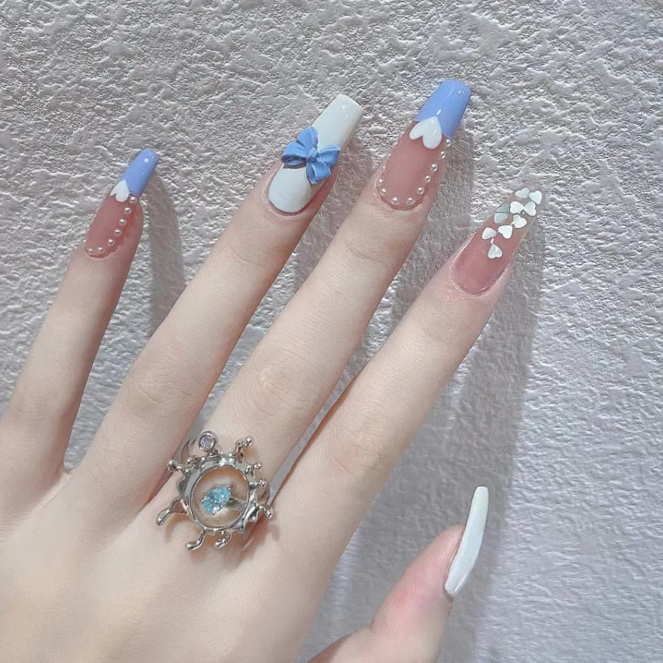 3D Pretty Princess Press On Nails