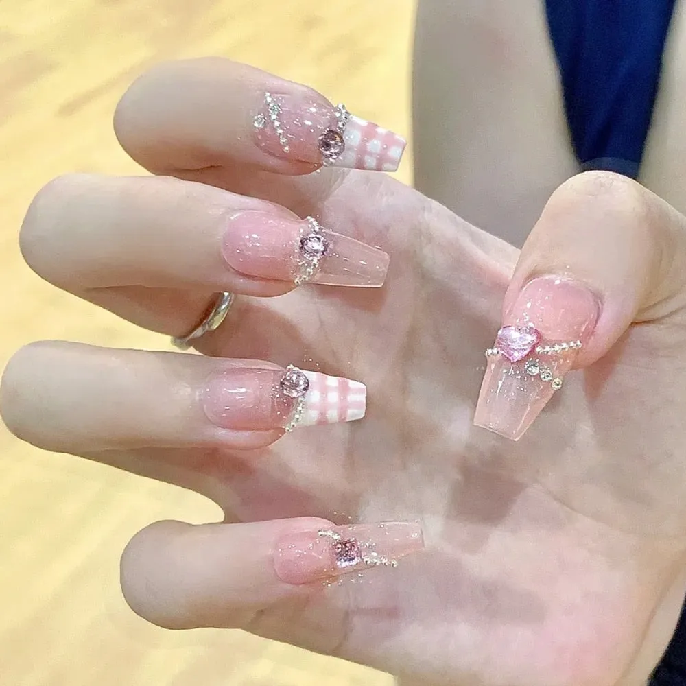 3D Pretty Princess Press On Nails