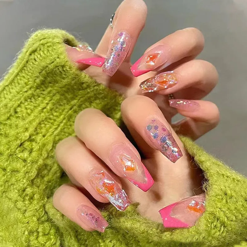 3D Pretty Princess Press On Nails