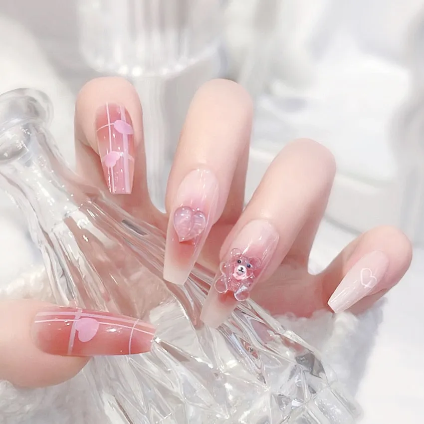 3D Pretty Princess Press On Nails