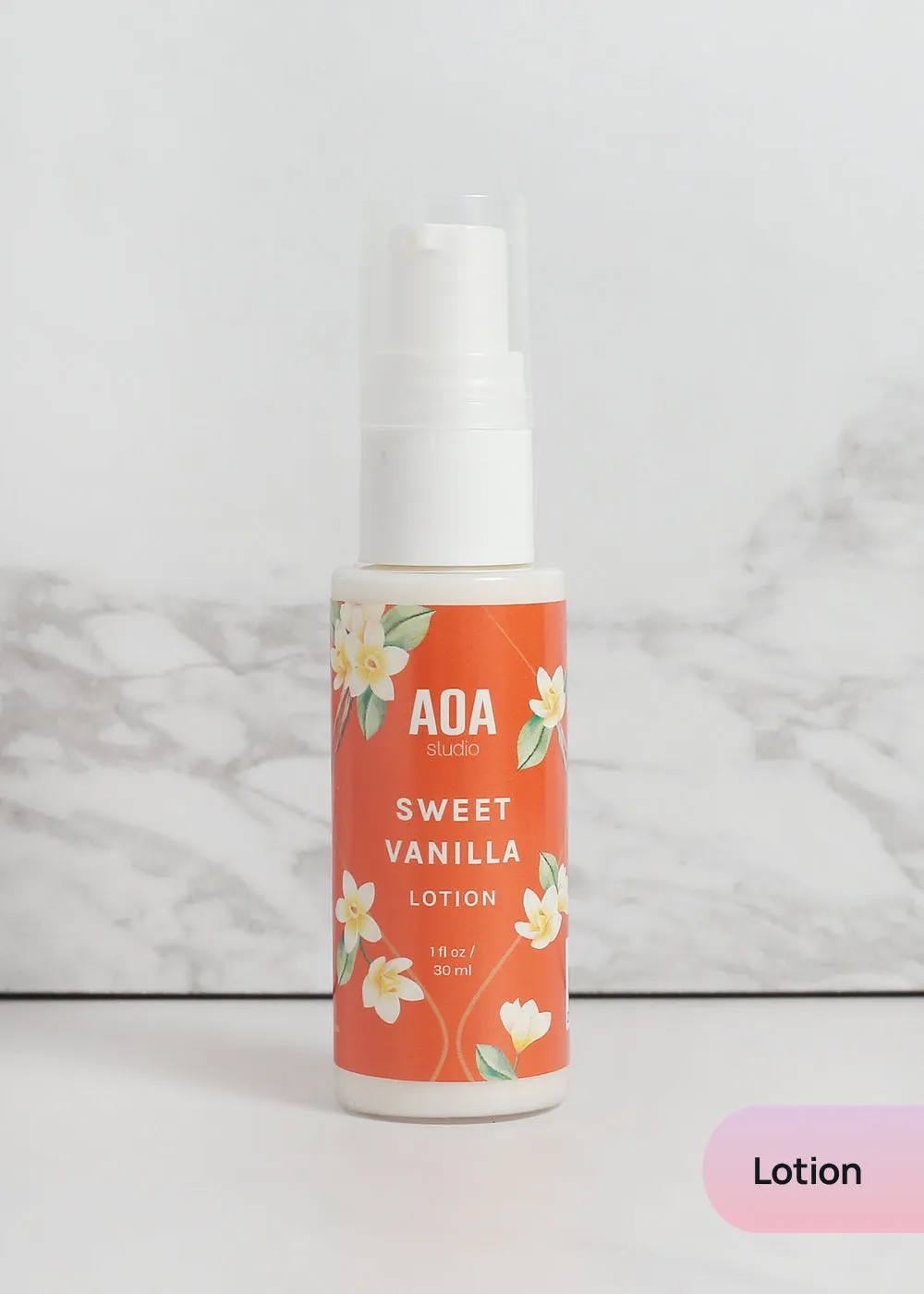 AOA Lotion, Shower Gel & Body Mist - Sweet Vanilla