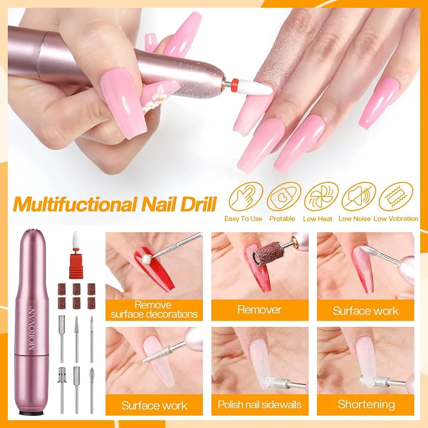 Beginner Acrylic Nail Set with Drill - Complete Kit for Stunning Nail Extensions & DIY Art