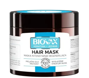 BIOVAX Keratin   silk Mask for dry and frizzy hair