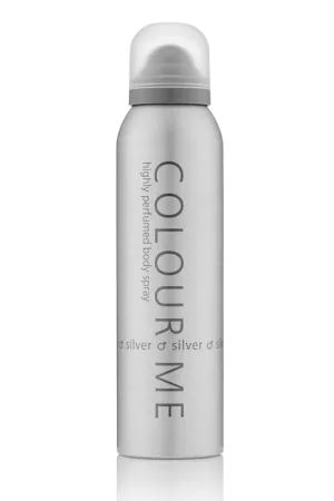 COLOUR ME BODY SPRAY SILVER 150ML