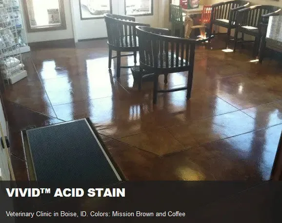 Concrete Acid Stain - Concrete Coatings VIVID