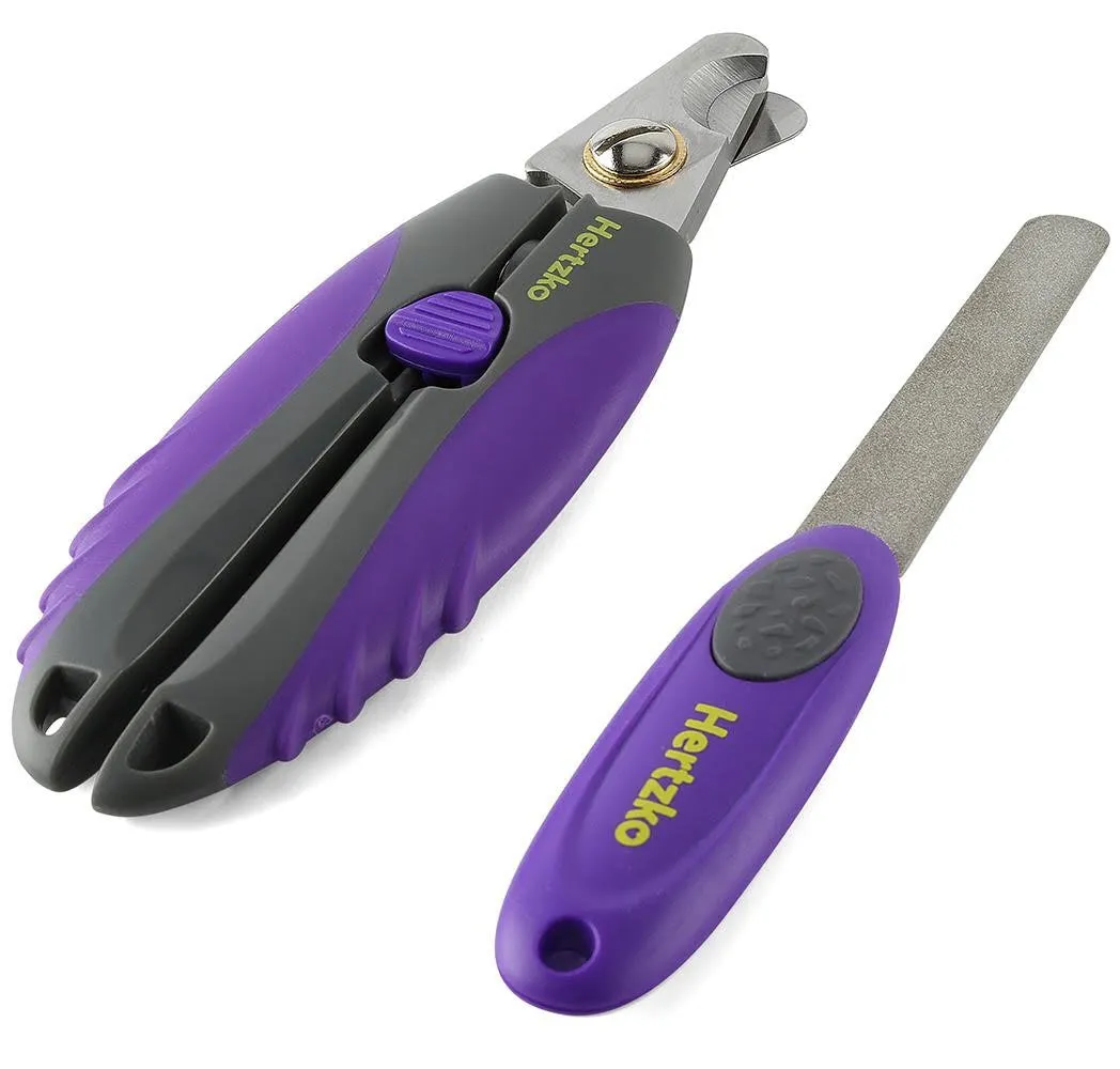 Dog Nail Clippers For Large & Medium Dogs - Violet Cat Nail Clipper With Quick