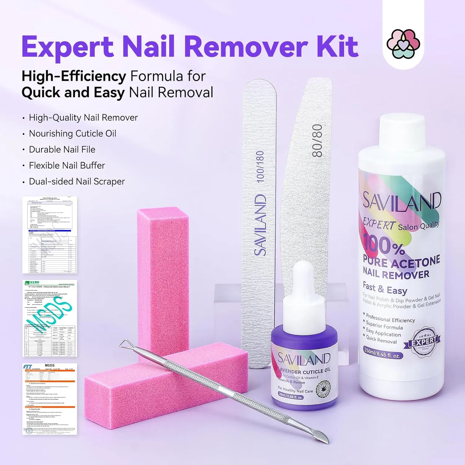 Effective Acetone Nail Polish Remover Kit