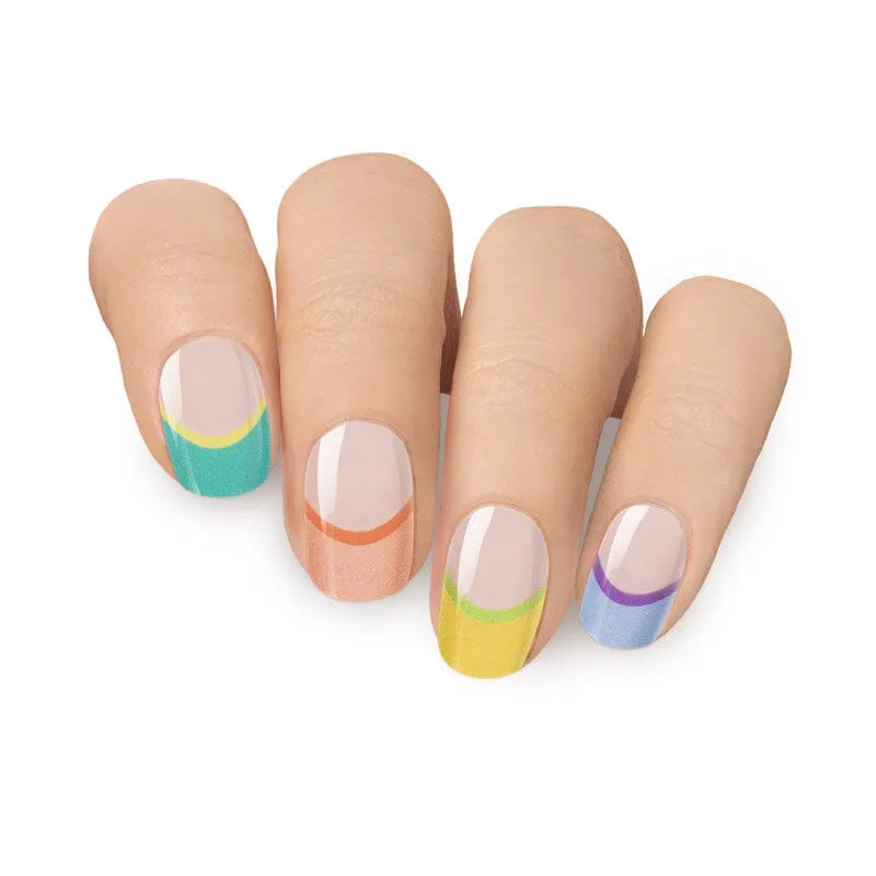 Gel Nail Strip ★ Tipsy Rainbow