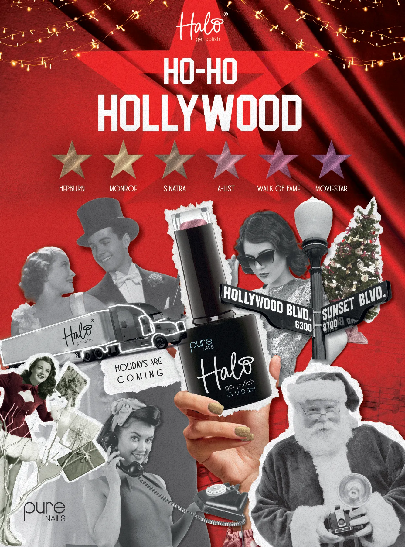 Halo Gel Polish Ho Ho Hollywood A2 Poster