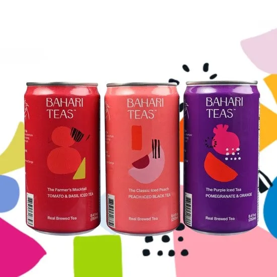 Iced Purple Tea Canned Drink - Pomegranate & Orange