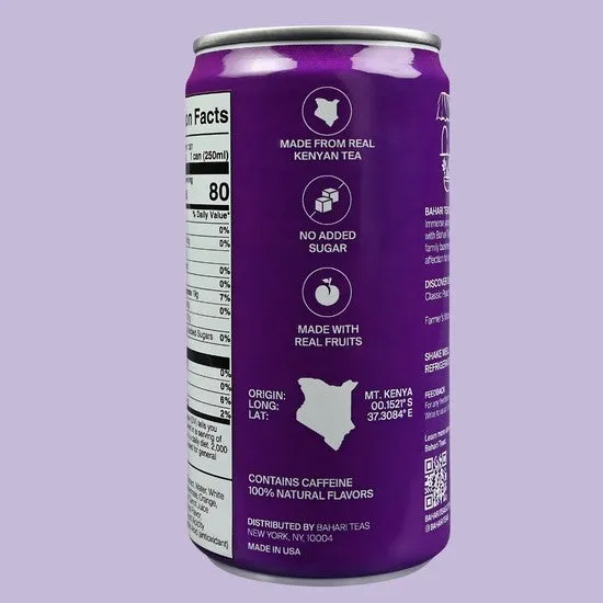 Iced Purple Tea Canned Drink - Pomegranate & Orange