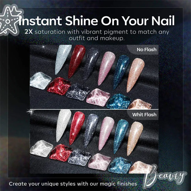 In the Spotlight - 6 Shades Gel Nail Polish Set