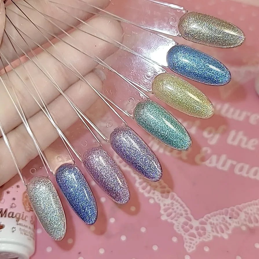 Magic Syrup My Little Unicorn (Chrome Reflective Holographic Glitter Gel Polishes )