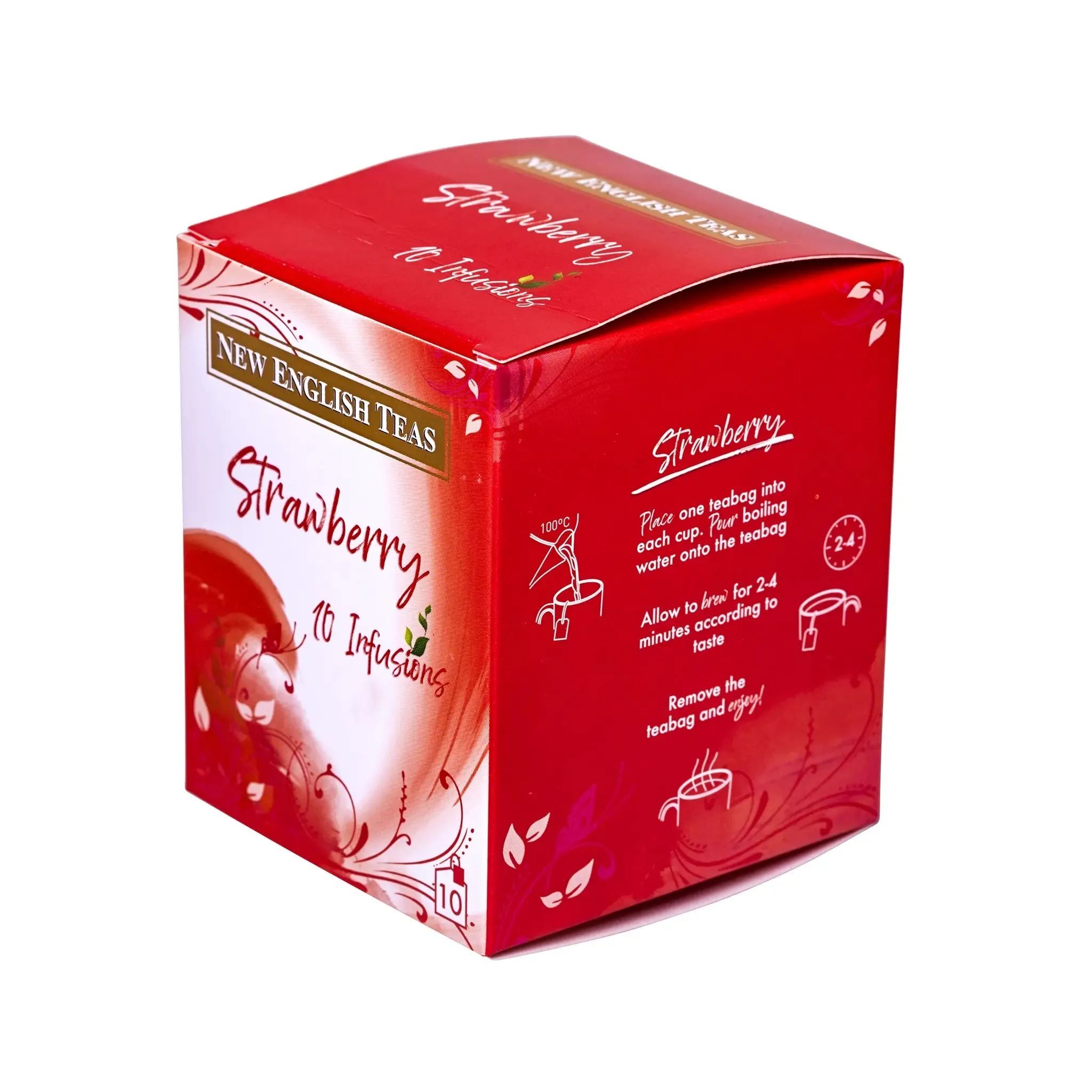 Strawberry Tea 10 Individually Wrapped Teabags