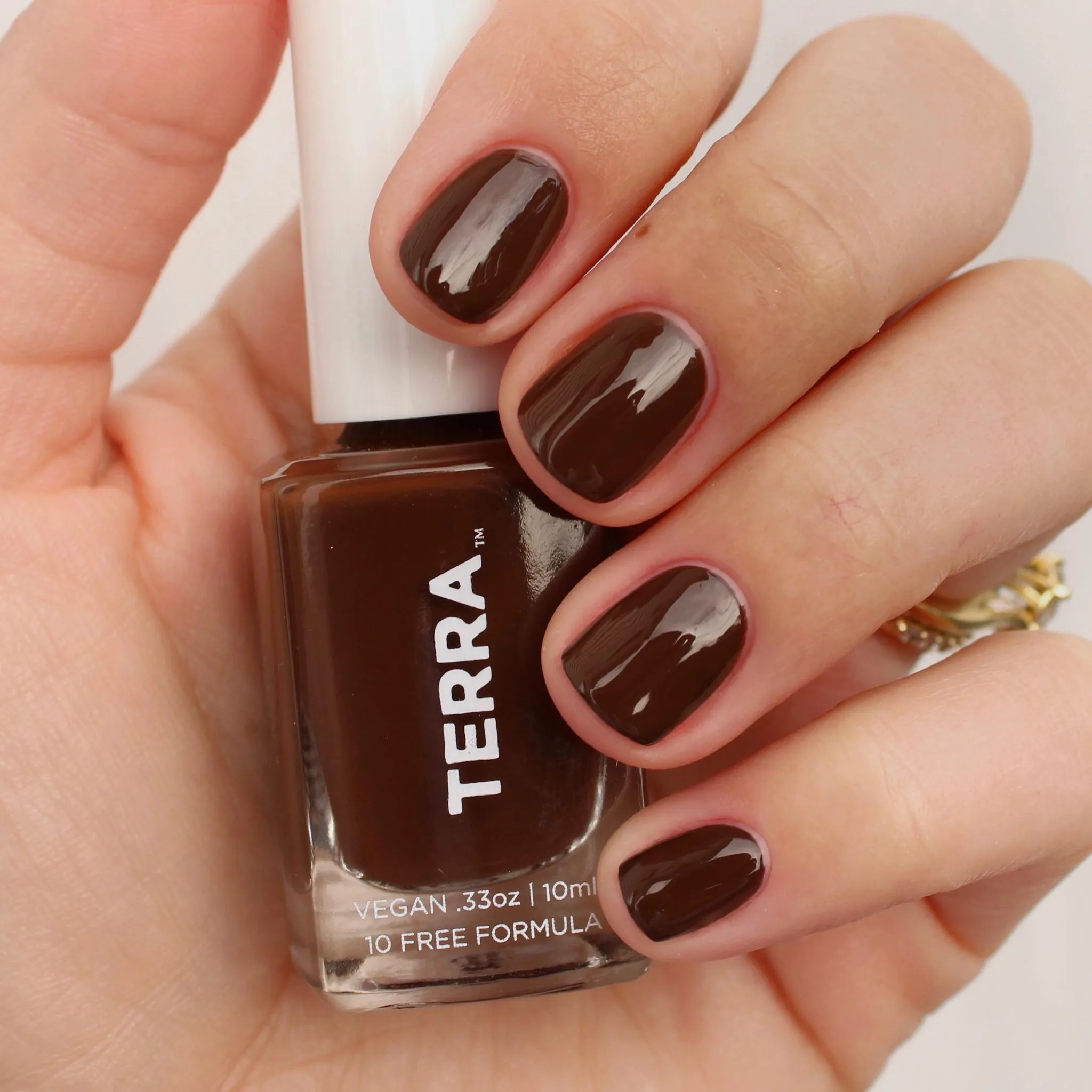 Terra Nail Polish No. 11 Dark Brown