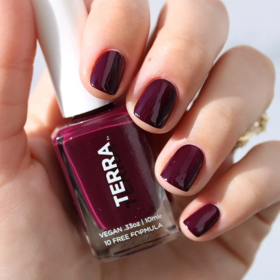 Terra Nail Polish No. 15 Dark Eggplant