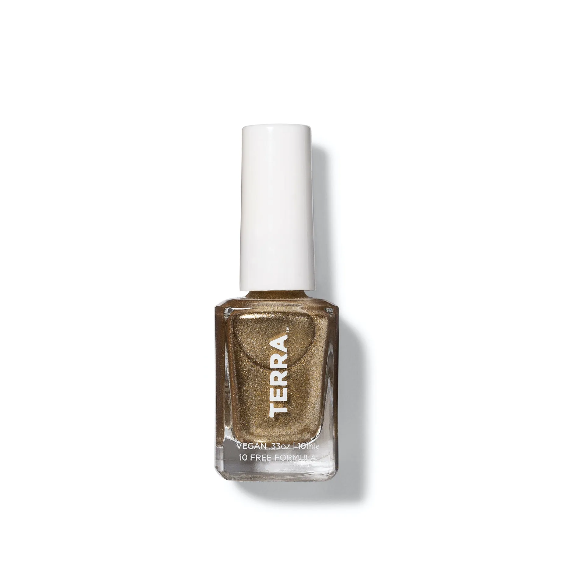 Terra Nail Polish No. 28 Super Gold Foil Shimmer