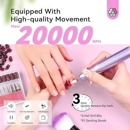 [US ONLY]20 Colors Dip Powder Nail Kit with Drill