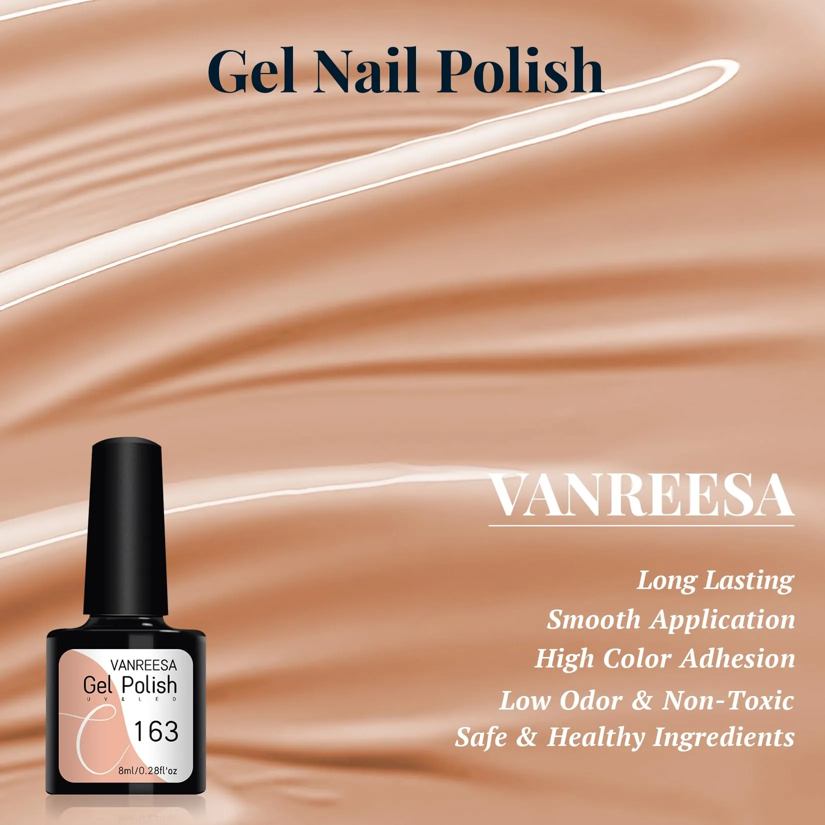 VANREESA 18 Colors Gel Nail Polish Kit | 38 Pcs Set