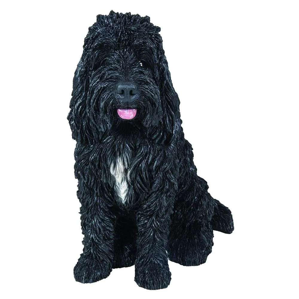 Vivid Arts 42cm Sitting Black Cockapoo - XRL-CLP1-A